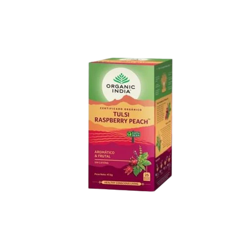 Organic India Tulsi Raspberry Peach